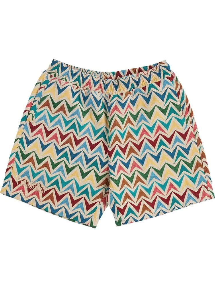 Шорты Pleasures Basket Woven Shorts 'Multicolor/Khaki' — изображение 1 из 2, мульти