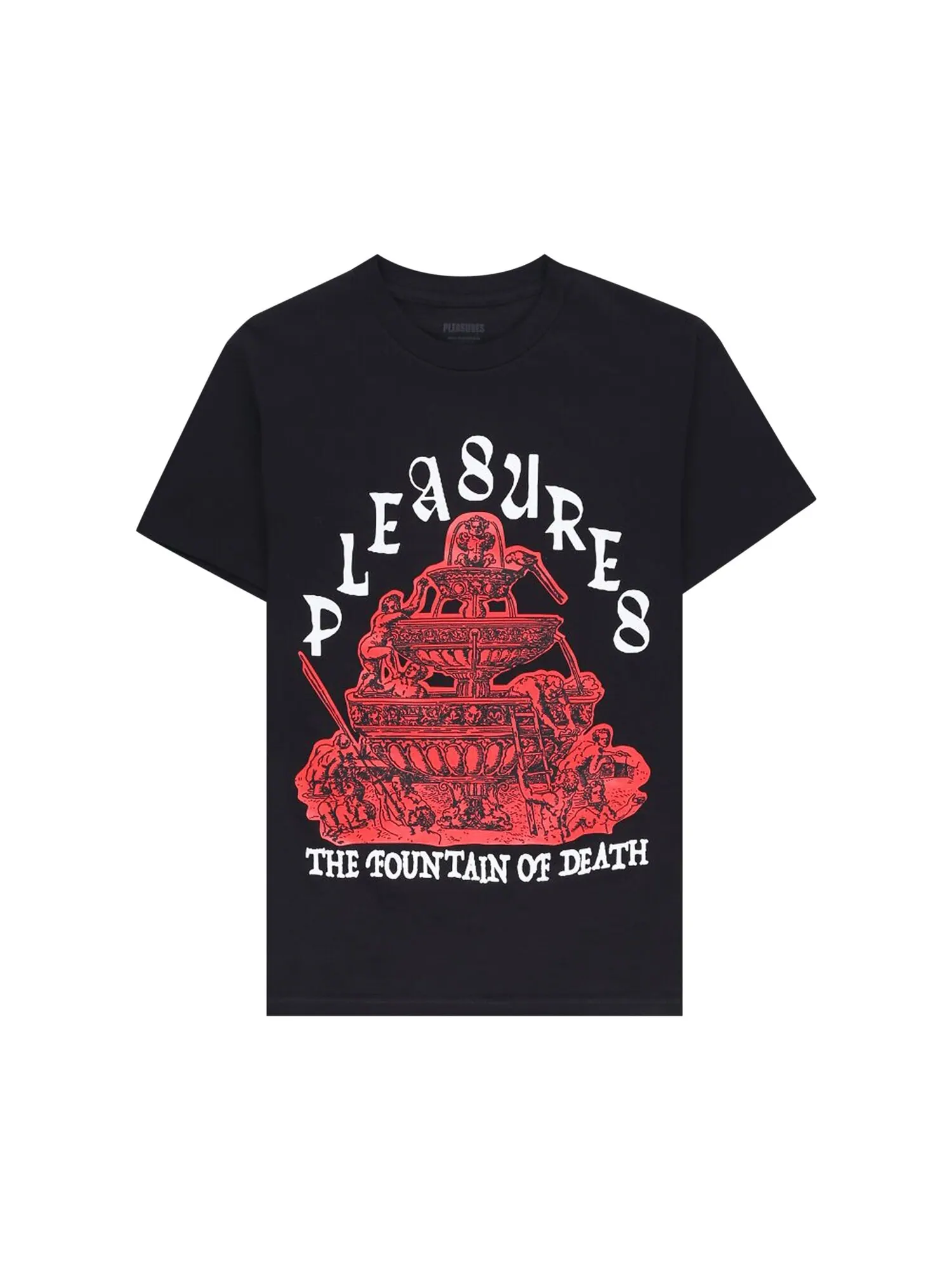 Футболка Pleasures Fountain Черная — изображение 1 из 2, черный