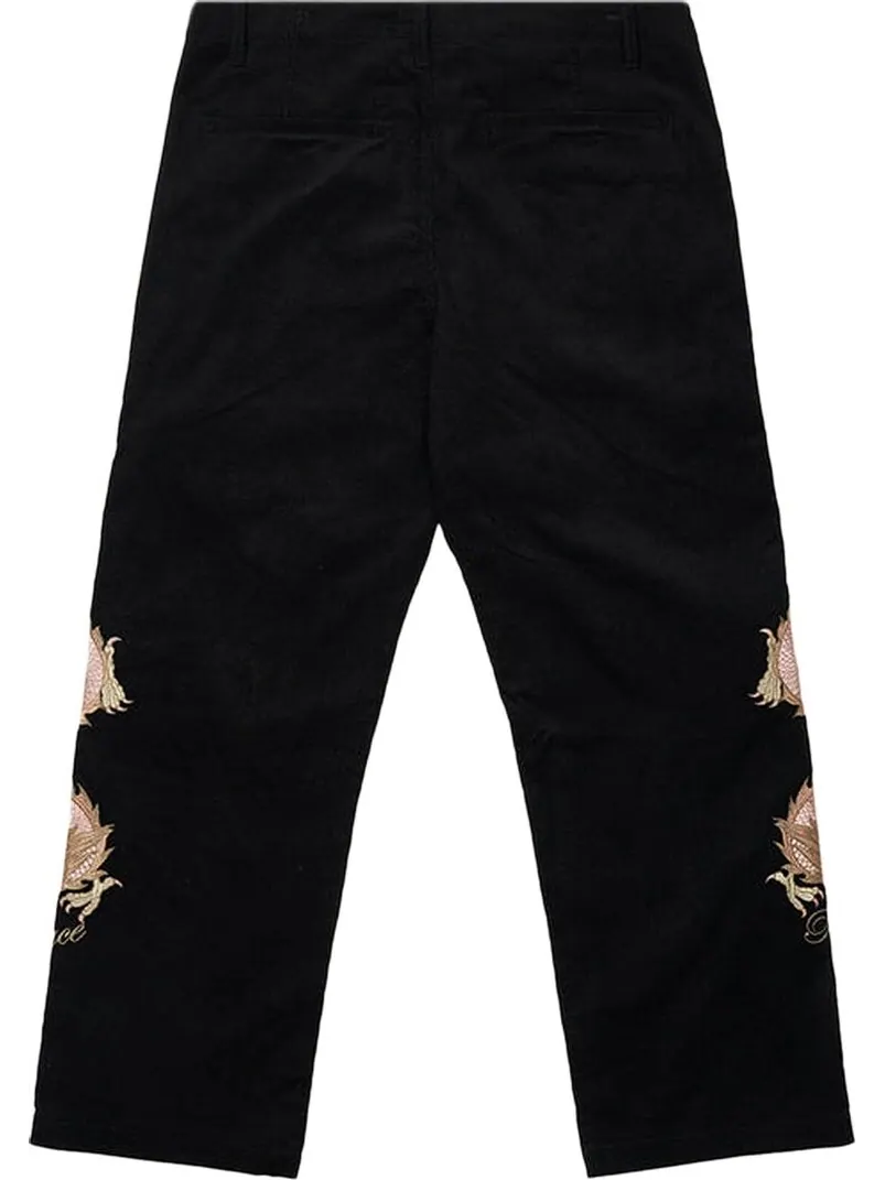 Брюки Palace Double Dragon Tour Plain Pant 'Black' — изображение 2 из 2, черный