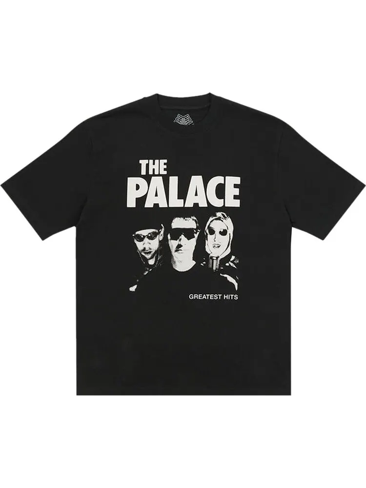 Футболка Palace Greatest Hits T-Shirt 'Black' — изображение 1 из 1, черный