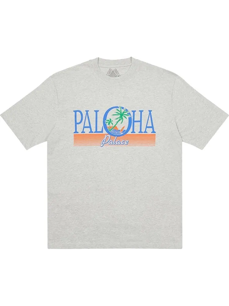 Футболка Palace Paloha T-Shirt 'Grey Marl' — изображение 1 из 1, серый