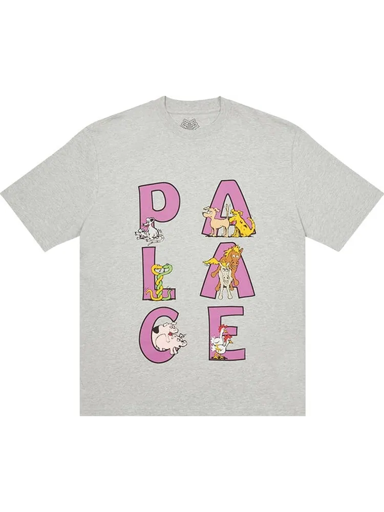 Футболка Palace Session T-Shirt 'Grey Marl' — изображение 1 из 1, серый