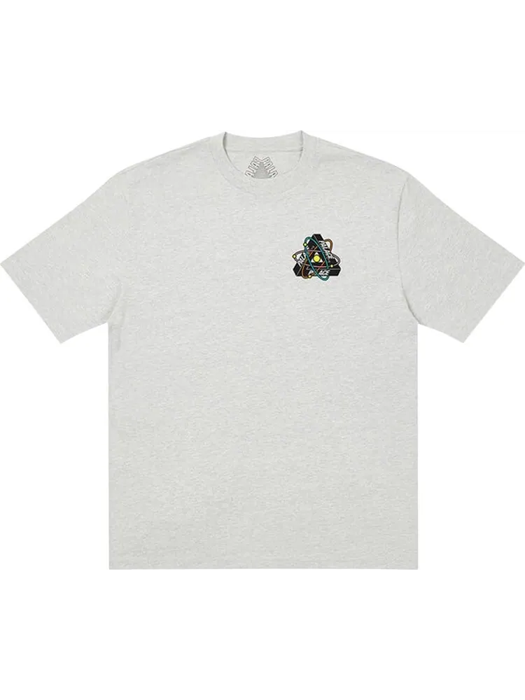 Футболка Palace Tri-Atom T-Shirt 'Grey Marl' — изображение 1 из 2, серый