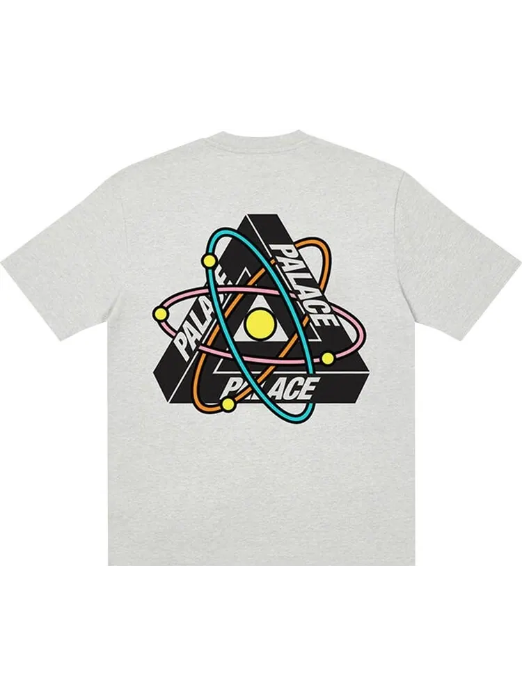 Футболка Palace Tri-Atom T-Shirt 'Grey Marl' — изображение 2 из 2, серый