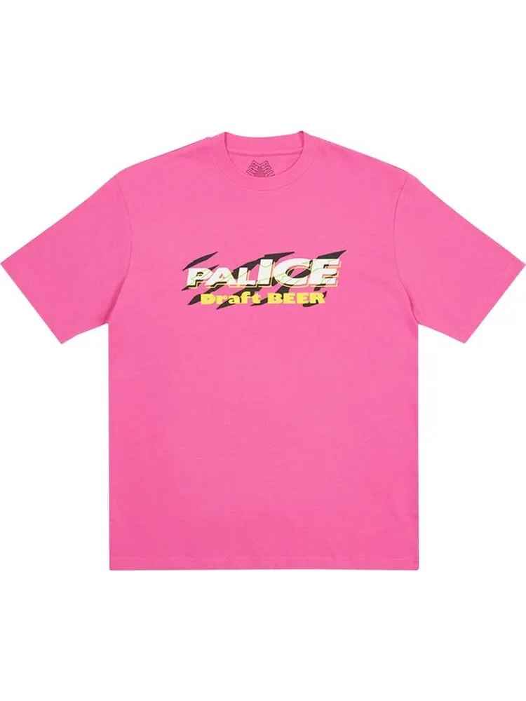 Футболка Palace Light Beer T-Shirt 'Pink' — изображение 1 из 1, розовый