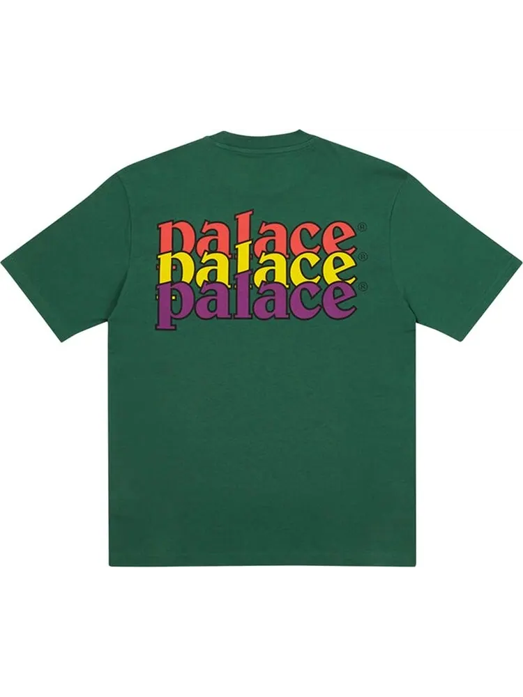 Футболка Palace Quality T-Shirt 'Green' — изображение 2 из 2, зеленый