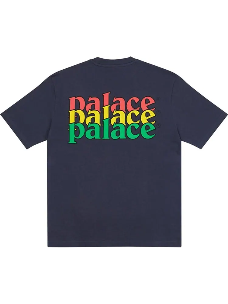 Футболка Palace Quality T-Shirt 'Navy' — изображение 2 из 2, синий