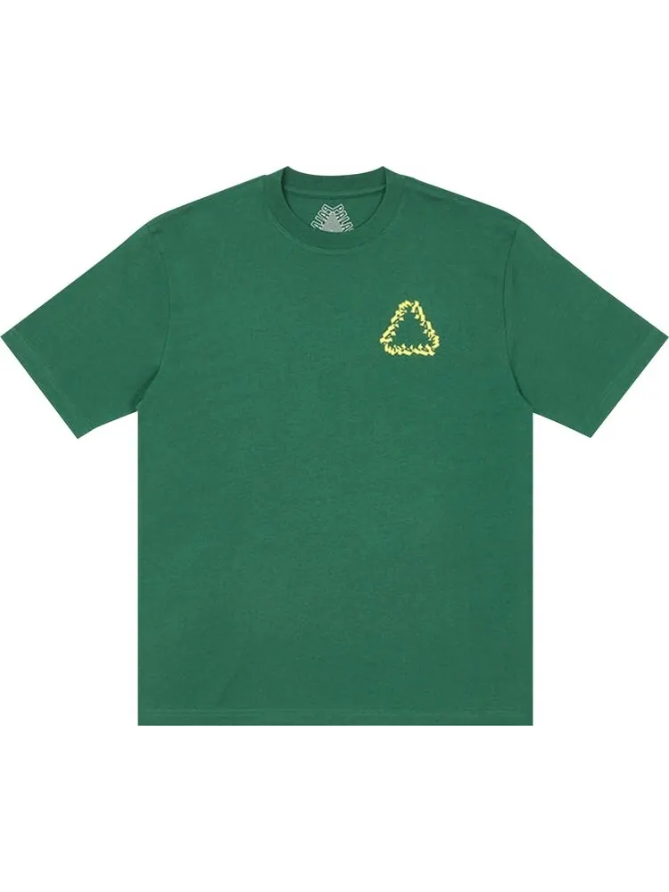 Футболка Palace Nein Fuss T-Shirt 'Green' — изображение 1 из 2, зеленый