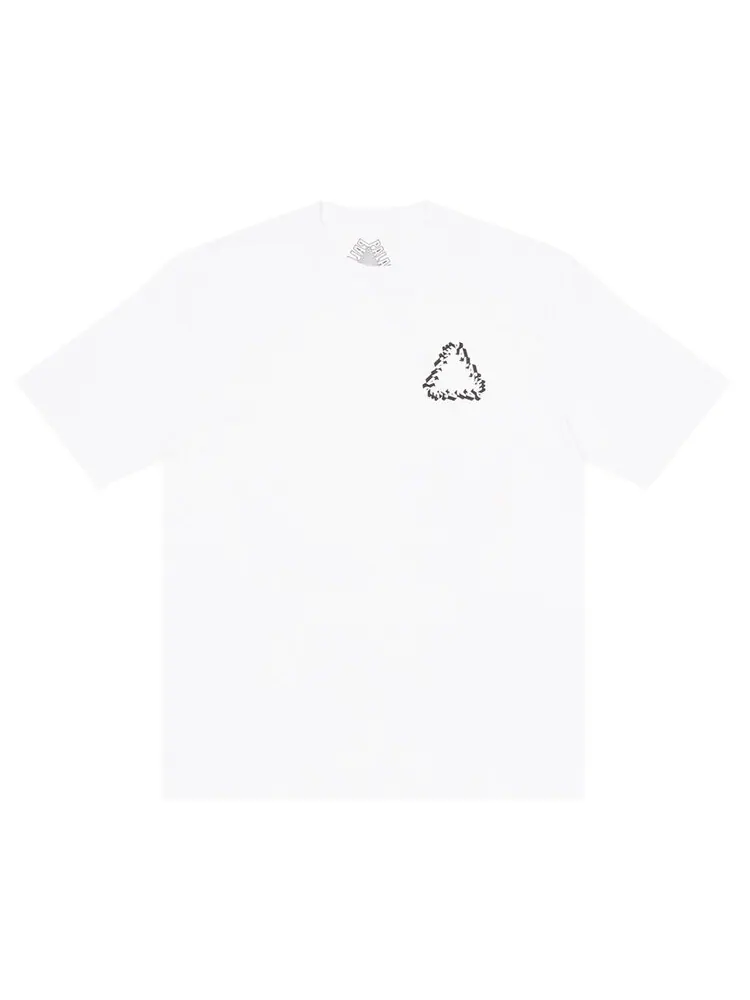 Футболка Palace Nein Fuss T-Shirt 'White' — изображение 1 из 2, белый