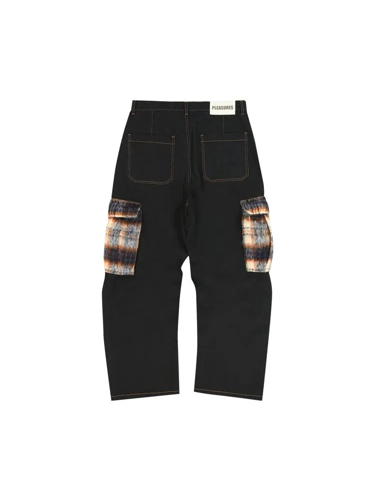Брюки Pleasures Mental Cargo Pant — изображение 2 из 2, черный