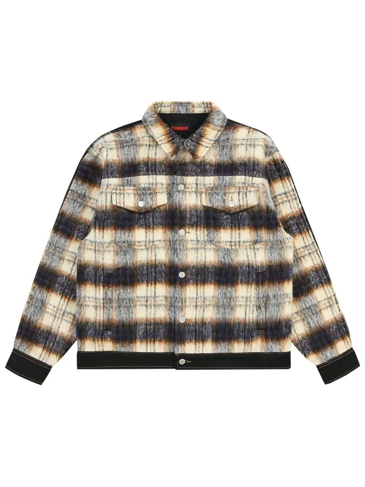 Куртка Pleasures Mental Trucker Jacket — изображение 1 из 2, черный