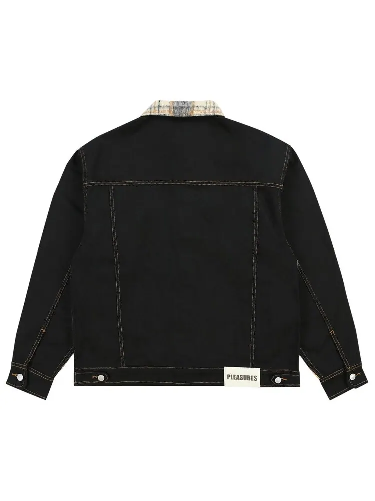 Куртка Pleasures Mental Trucker Jacket — изображение 2 из 2, черный