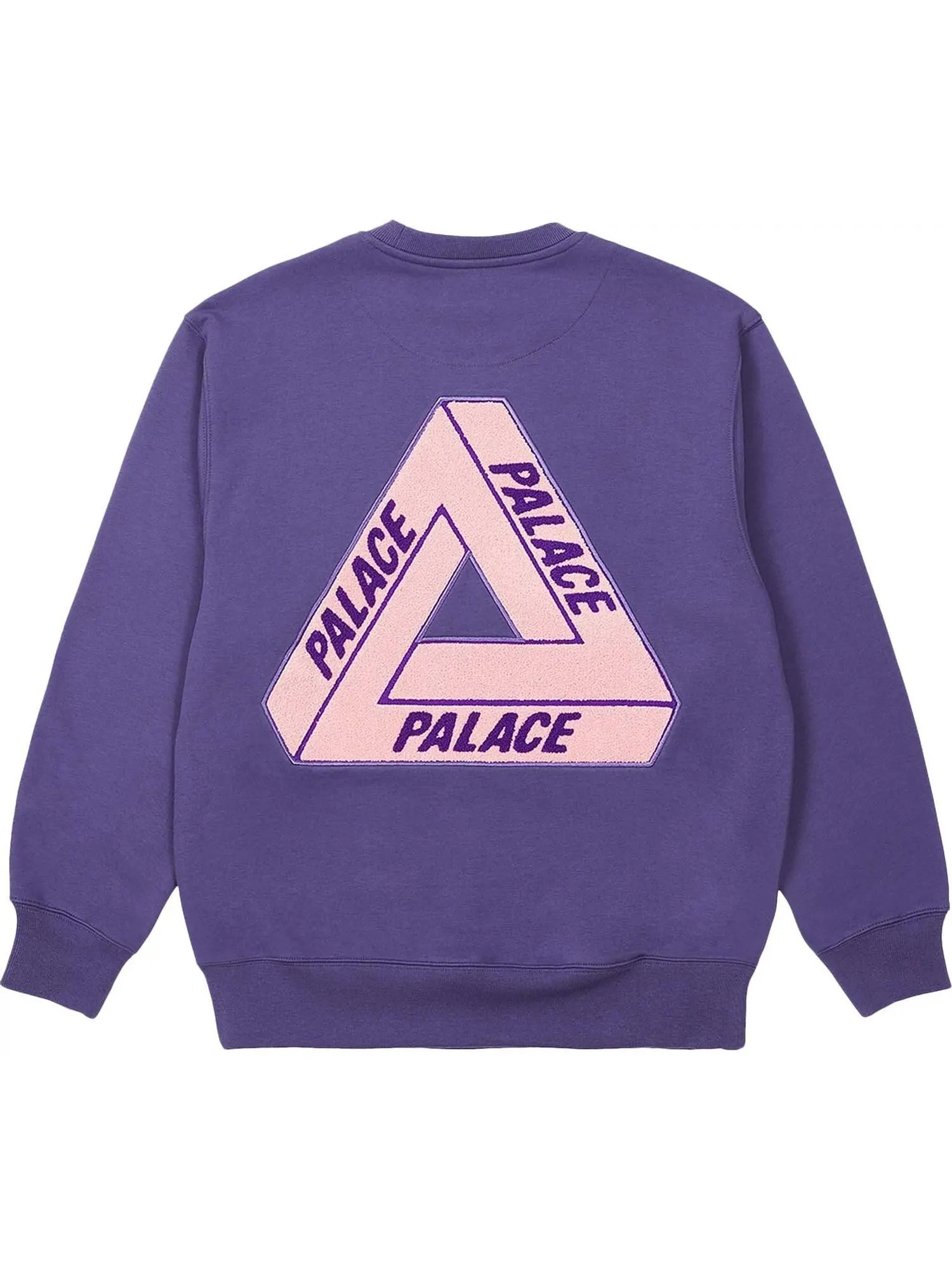 Свитшот Palace Fleece Tri-Ferg Crew — изображение 2 из 2, фиолетовый