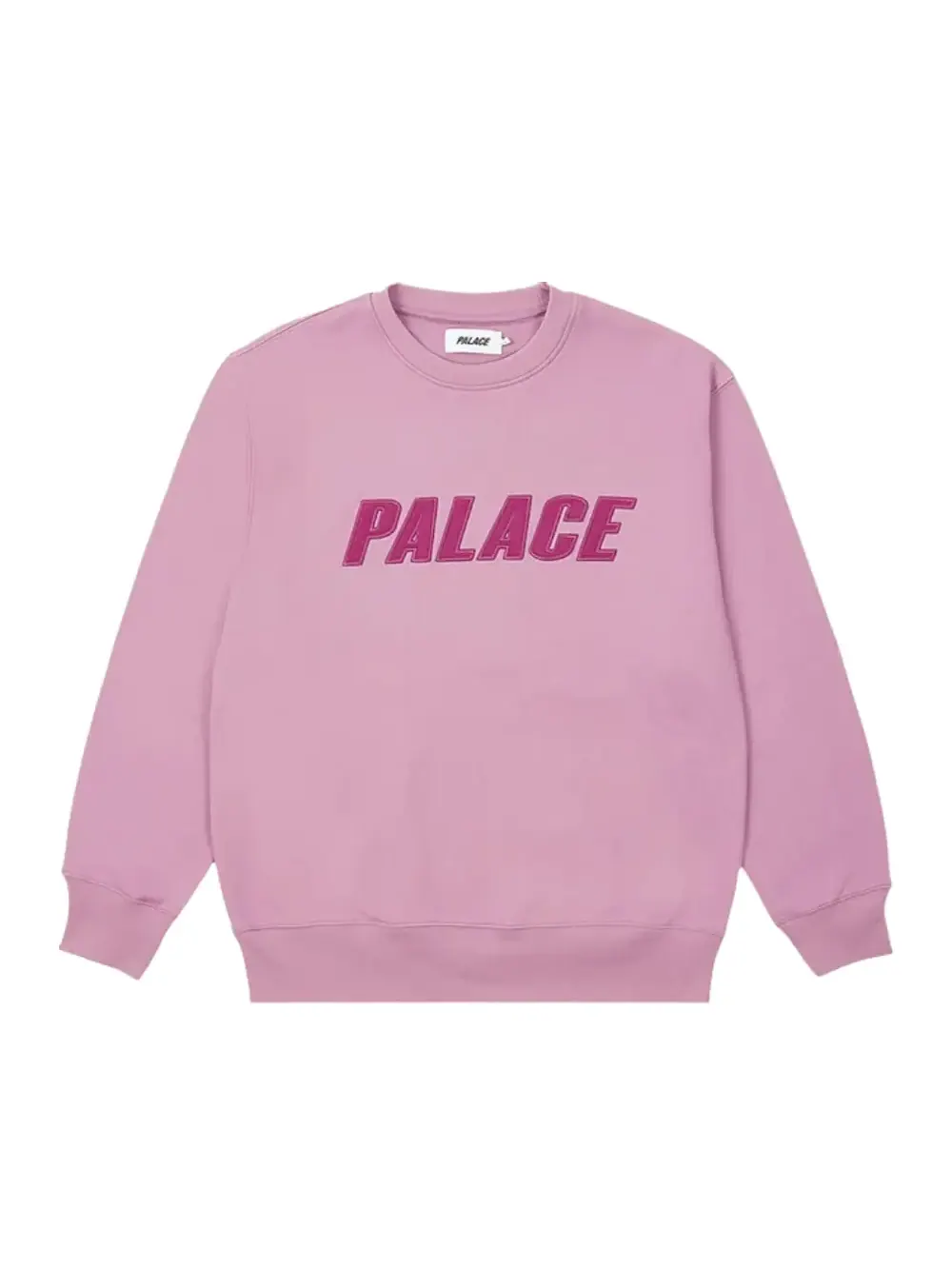 Свитшот Palace Iridescent Appliqué Crew, пурпурный — фиолетовый