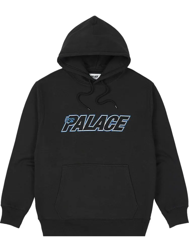 Толстовка Palace Panther Hood 'Black' — изображение 1 из 2, черный