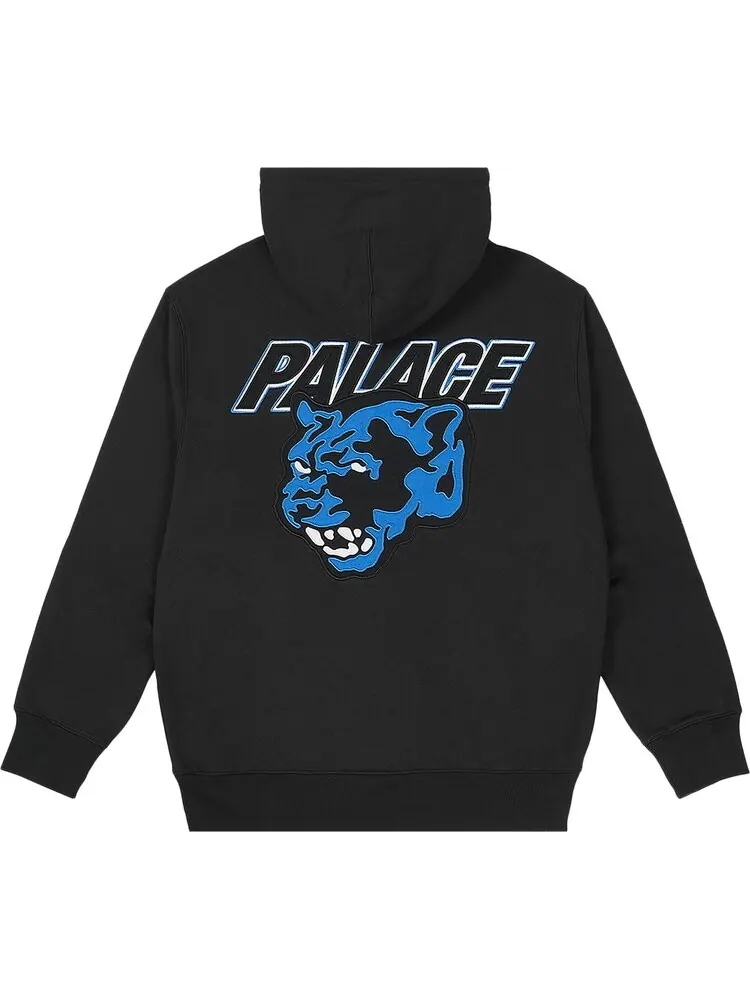 Толстовка Palace Panther Hood 'Black' — изображение 2 из 2, черный