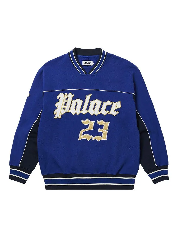 Свитер Palace Believe Crew — изображение 1 из 2, темно-синий