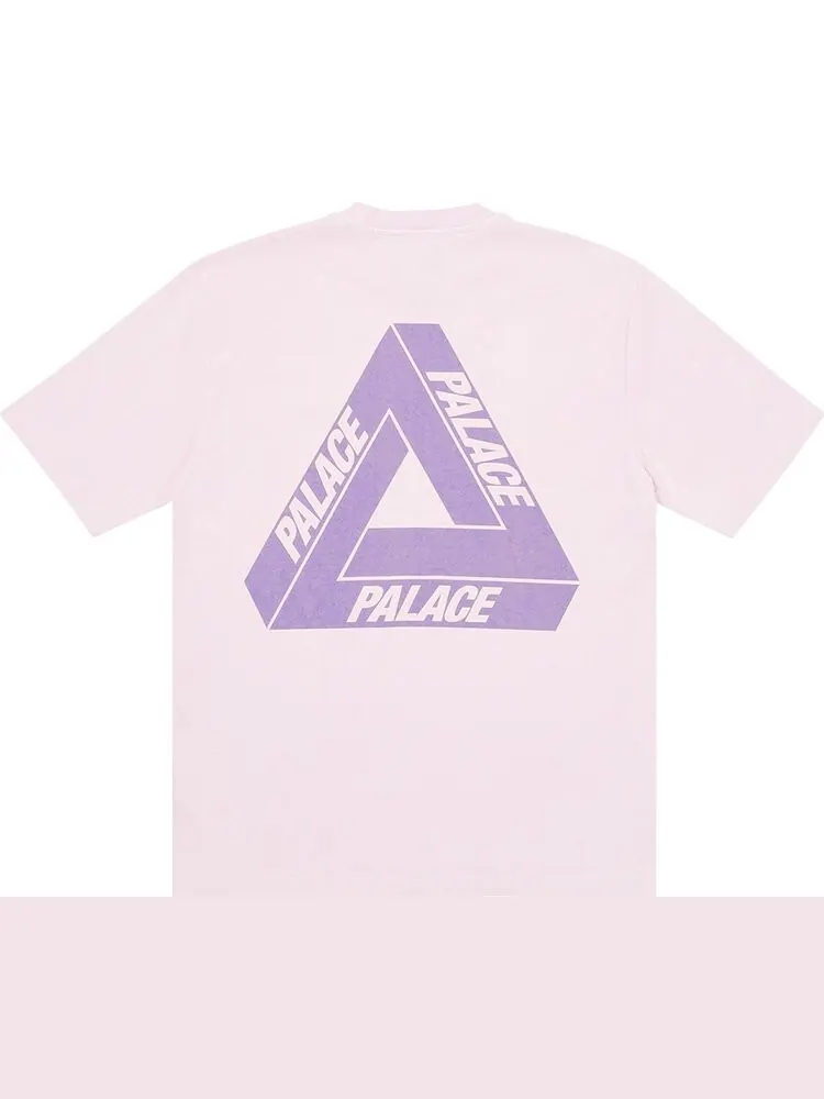 Футболка Palace Reacto Tri-Ferg T-Shirt Pink — изображение 2 из 2, розовый