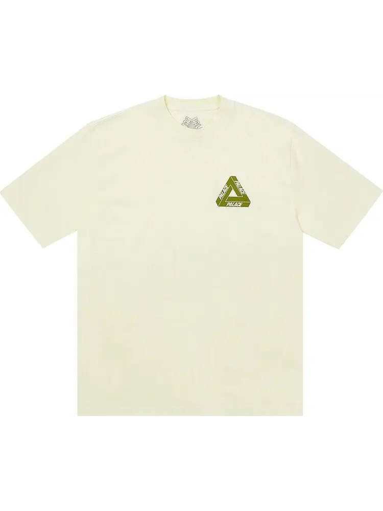 Футболка Palace Reacto Tri-Ferg T-Shirt 'Yellow' — изображение 1 из 2, желтый