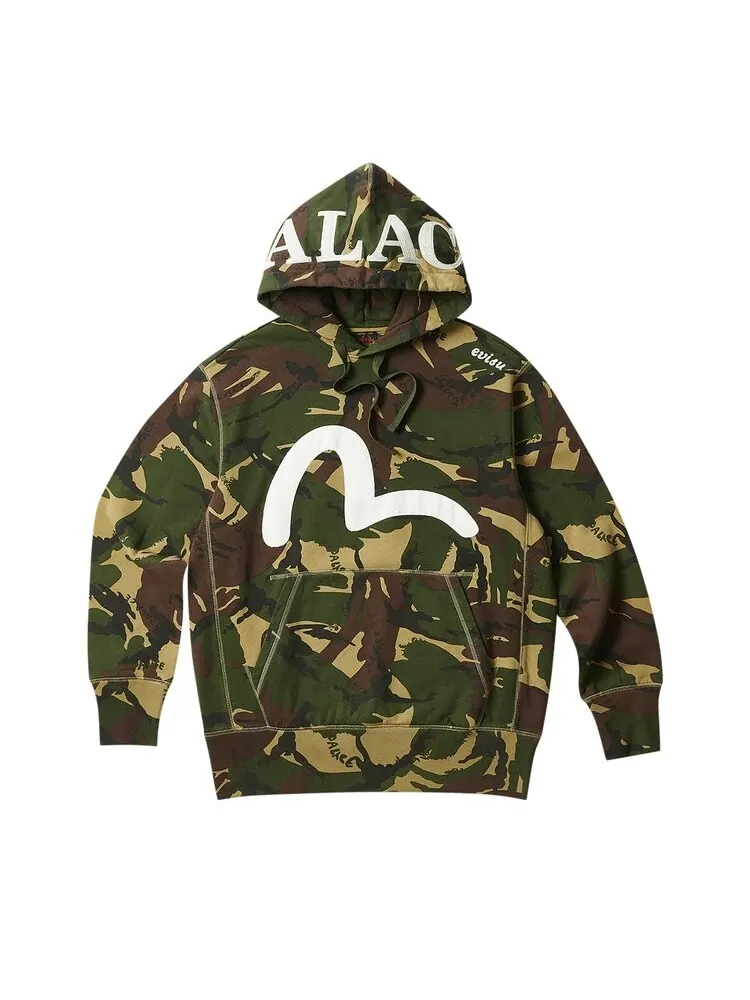 Толстовка Palace x Evisu Seagull 'Camo' — изображение 1 из 2, мульти