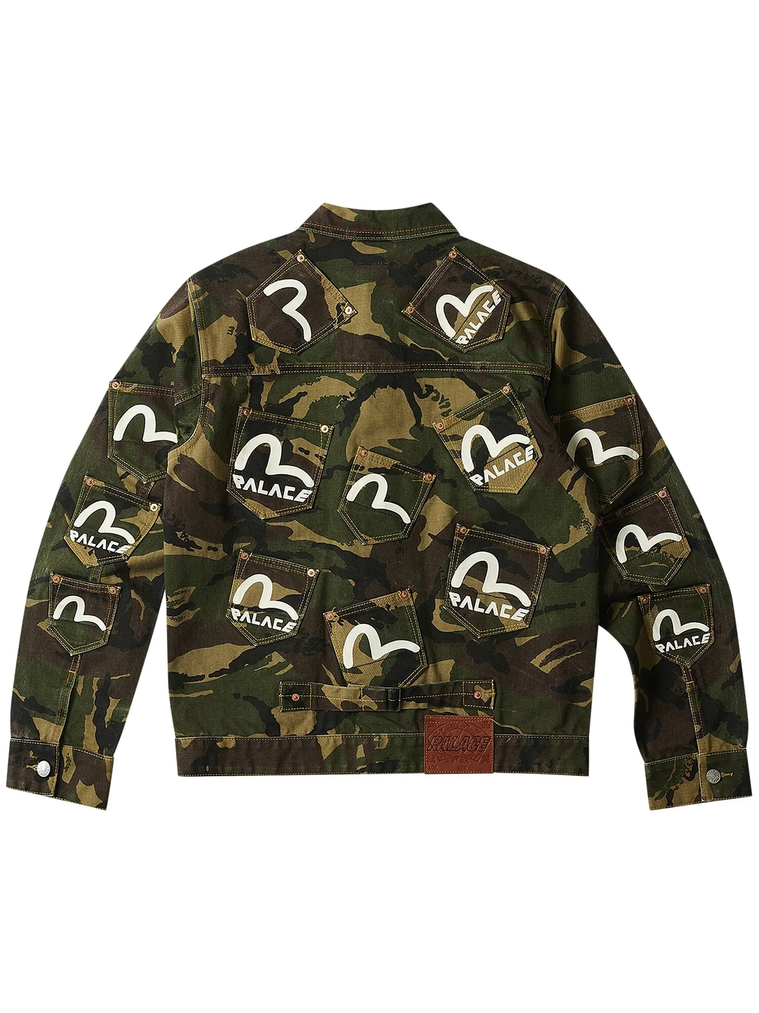 Джинсовая куртка Palace x Evisu Type One — изображение 3 из 3, мульти