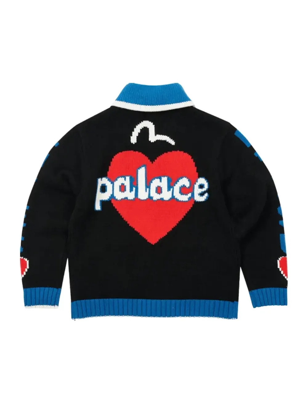 Кардиган Palace x Evisu Cowichan — изображение 2 из 2, черный