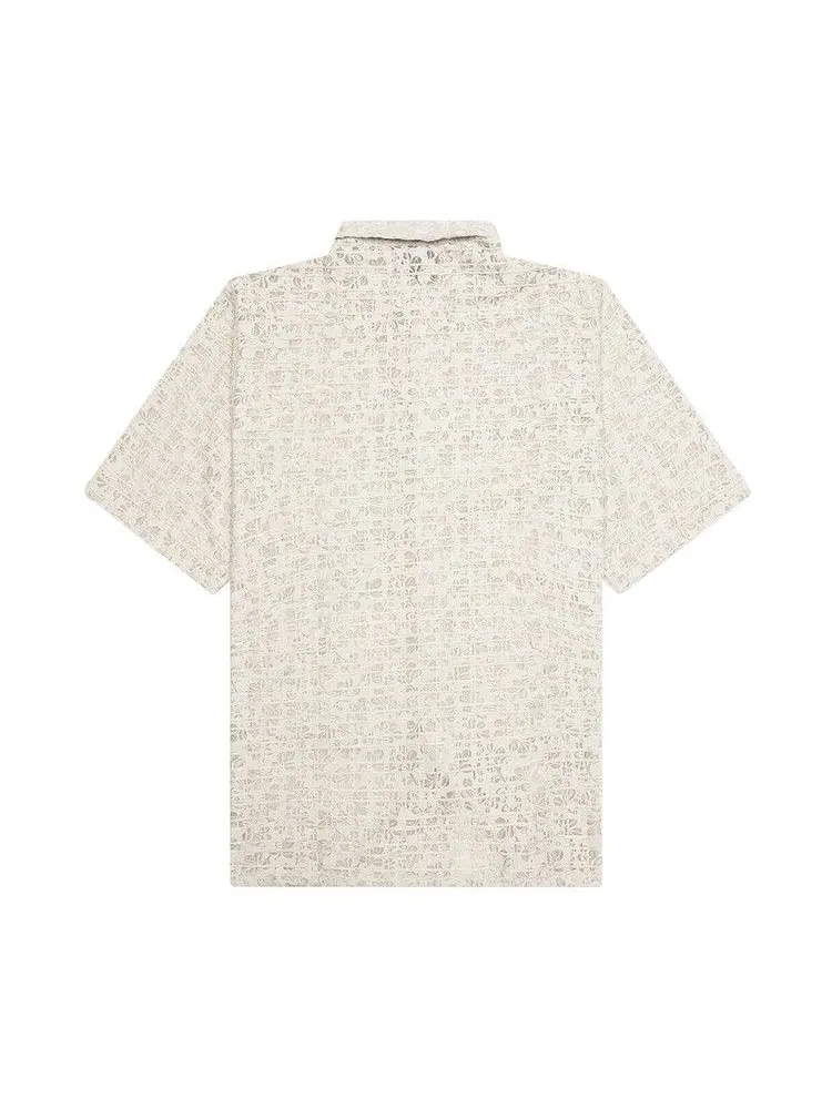 Топ Pleasures Lacy Button Down — изображение 2 из 2, бежевый