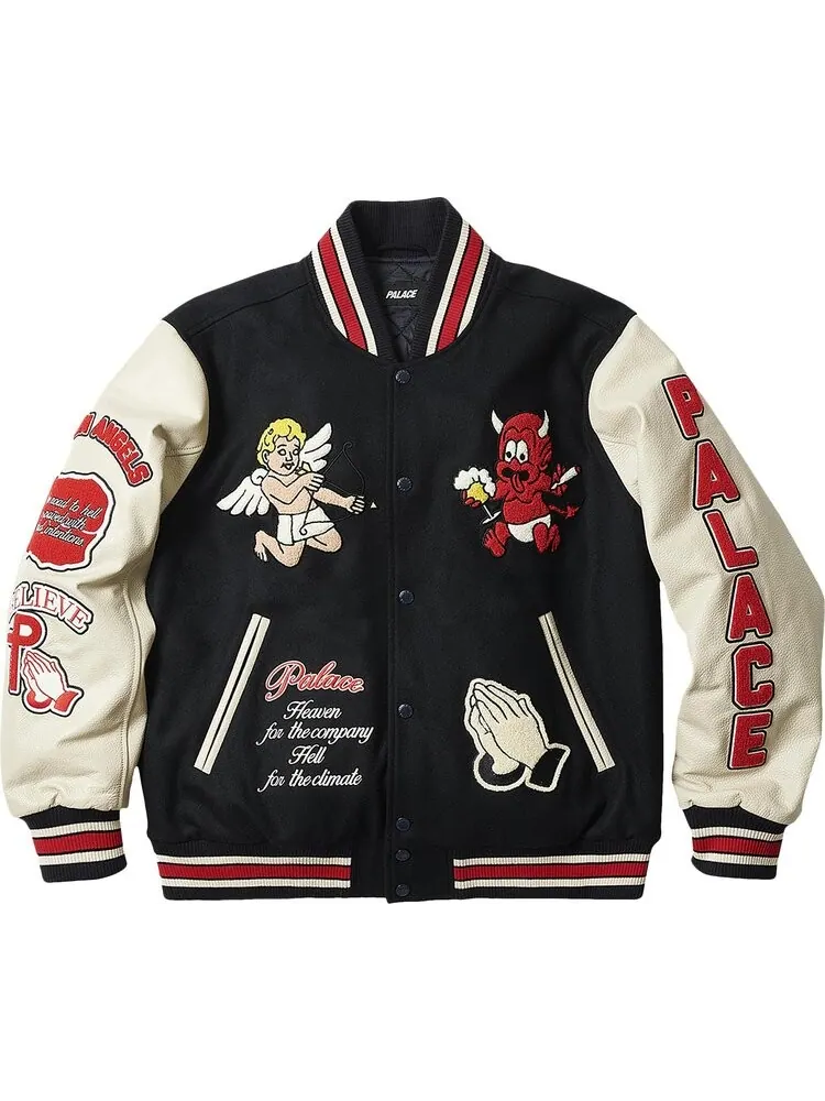 Куртка Palace Fallen Angels Varsity Jacket 'Navy' — изображение 1 из 3, синий