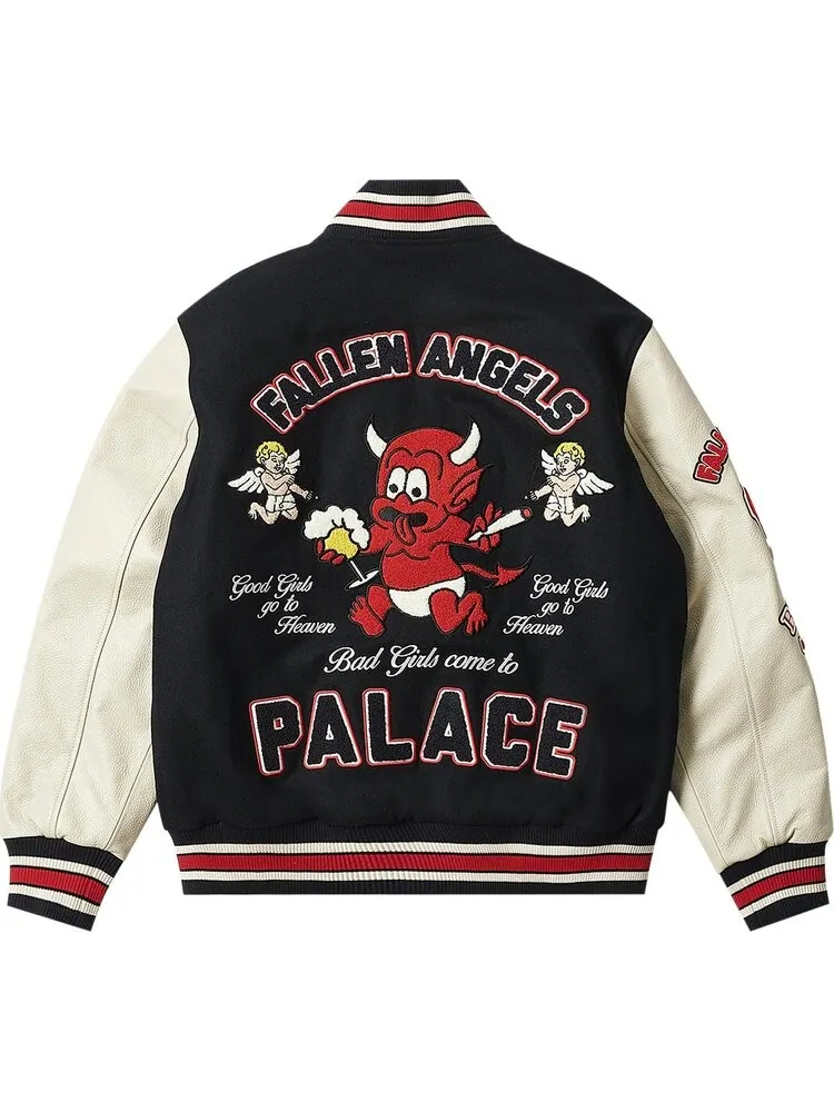 Куртка Palace Fallen Angels Varsity Jacket 'Navy' — изображение 2 из 3, синий