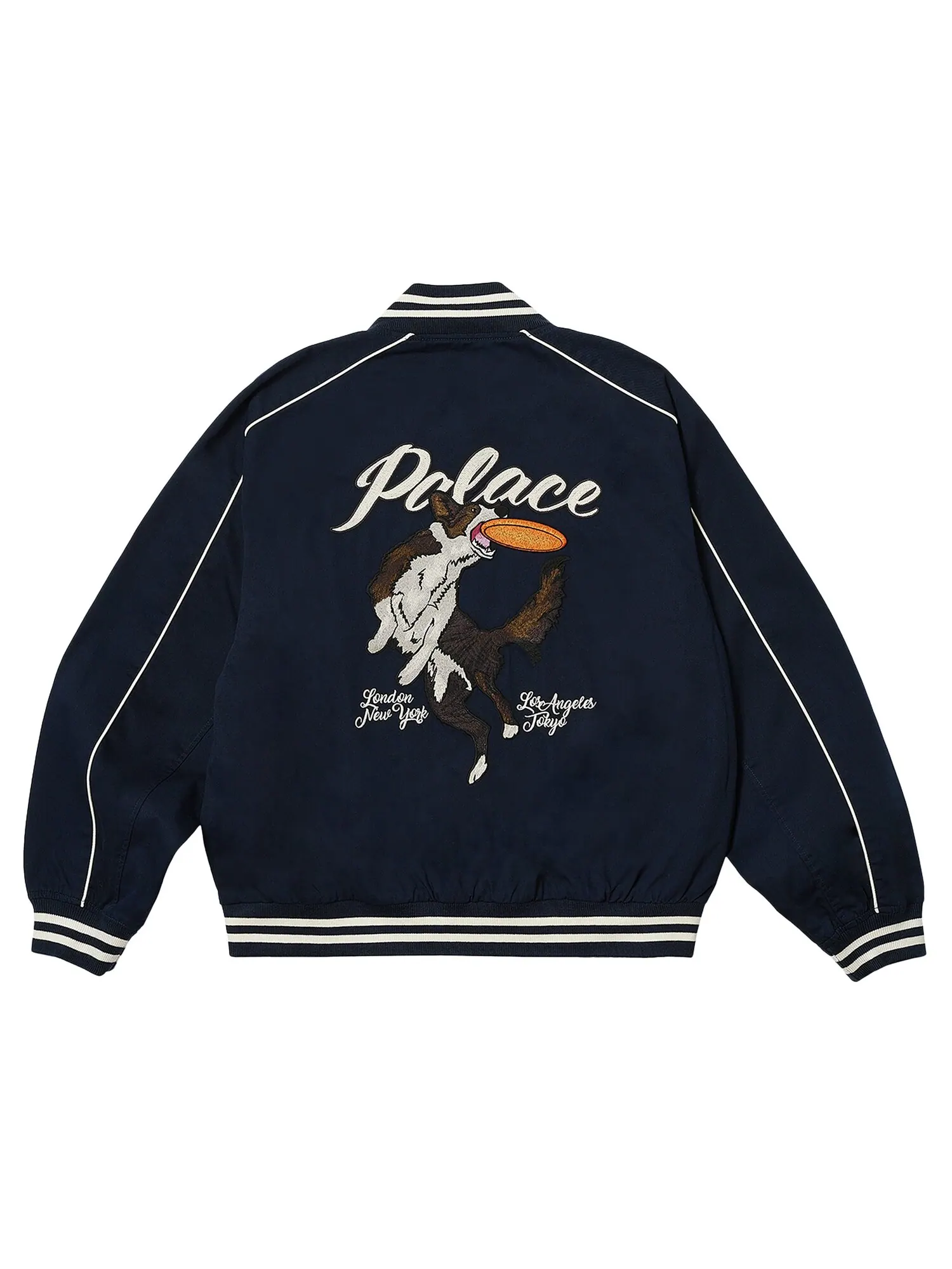 Куртка-бомбер Palace Catch It — изображение 2 из 2, синий