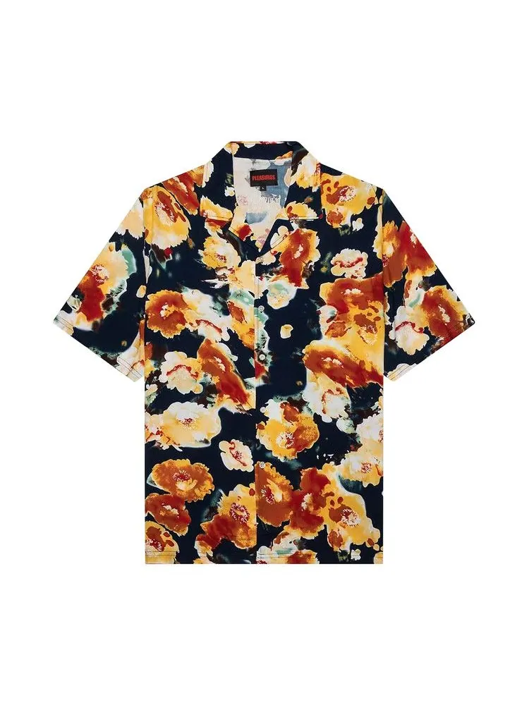 Топ Pleasures Portion Button Down — изображение 1 из 2, темный темно-синий