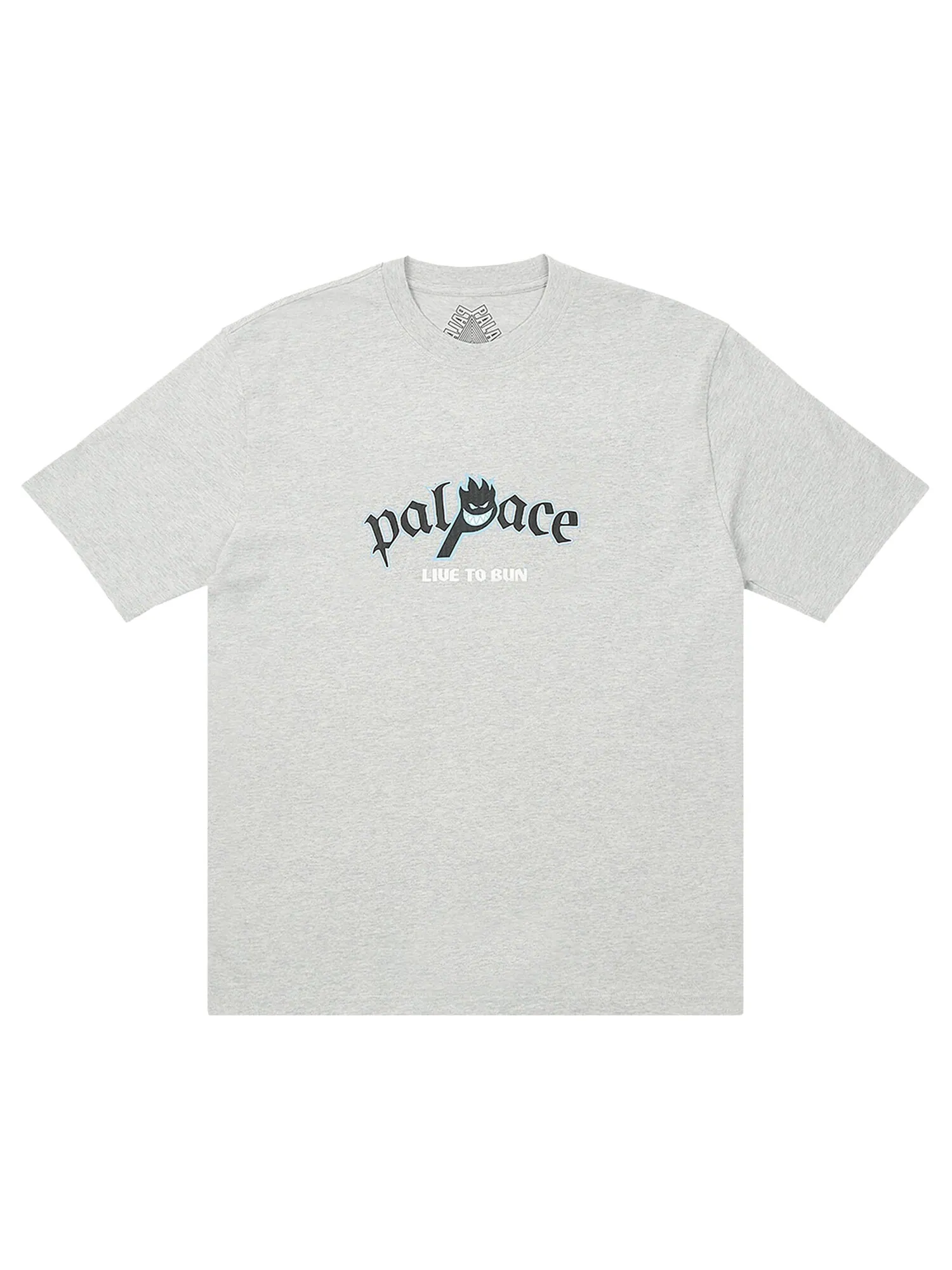 Футболка Palace x Spitfire с P-Head, серая — изображение 1 из 2