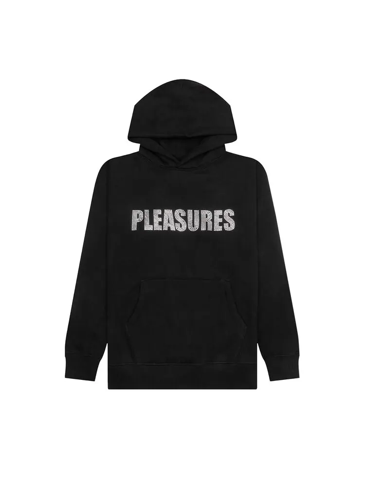 Худи Pleasures Rhinestone Impact Hoodie — изображение 1 из 2, черный