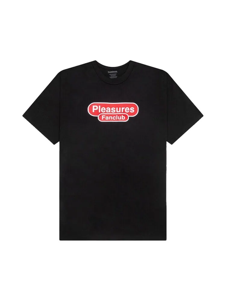 Футболка Pleasures Fanclub T-Shirt — изображение 1 из 2, черный