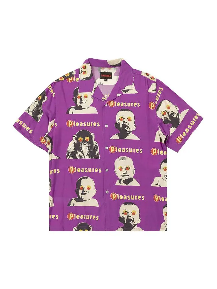 Топ Pleasures Head Button Down — изображение 1 из 2, фиолетовый
