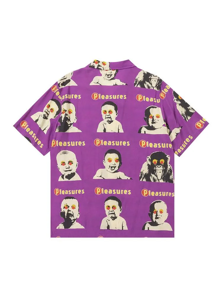 Топ Pleasures Head Button Down — изображение 2 из 2, фиолетовый