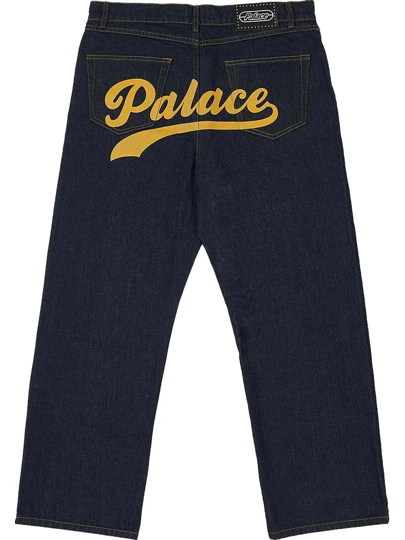Джинсы Palace Chain Script Jean 'Indigo' — изображение 2 из 2, синий