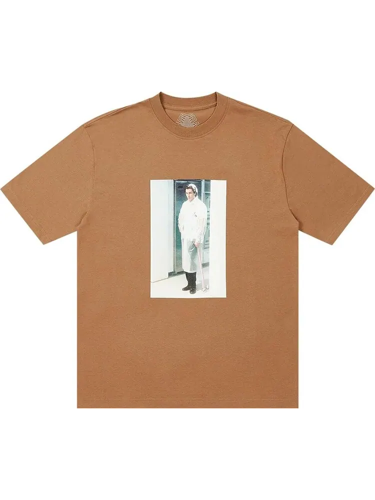 Футболка Palace American Psycho T-Shirt 'Mocha' — изображение 1 из 1, коричневый