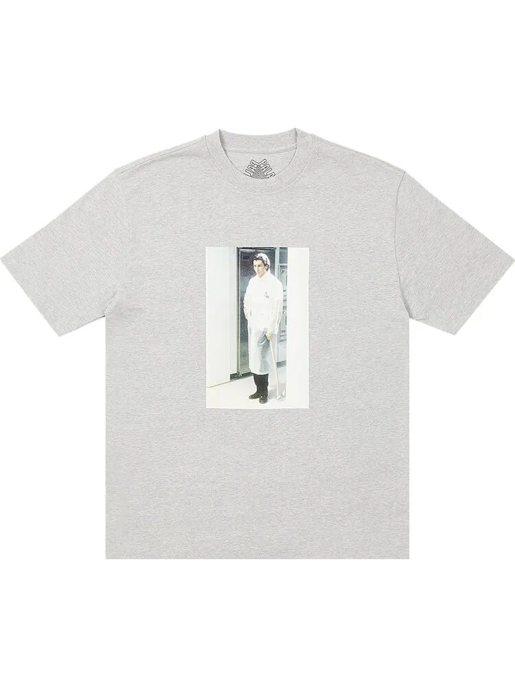 Футболка Palace American Psycho T-Shirt 'Grey Marl' — изображение 1 из 1, серый