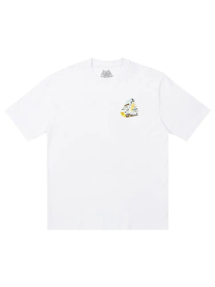 Футболка Palace Tri-Chrome T-Shirt 'White' — изображение 1 из 2, белый