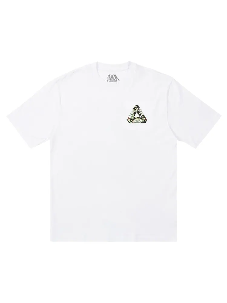 Футболка Palace Jungle Camo Tri-Ferg T-Shirt 'White' — изображение 1 из 2, белый