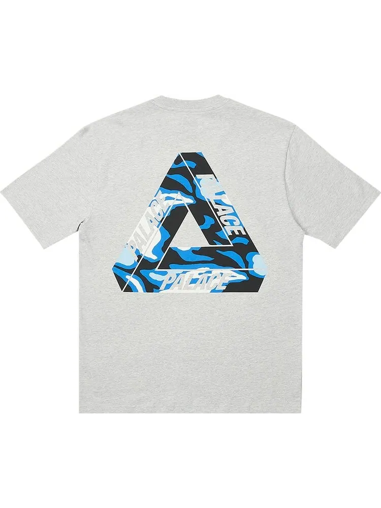 Футболка Palace Jungle Camo Tri-Ferg T-Shirt 'Grey Marl' — изображение 2 из 2, серый
