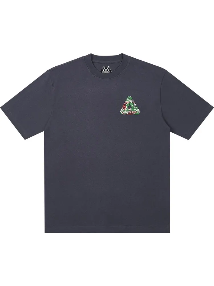 Футболка Palace Jungle Camo Tri-Ferg T-Shirt 'Navy' — изображение 1 из 2, синий