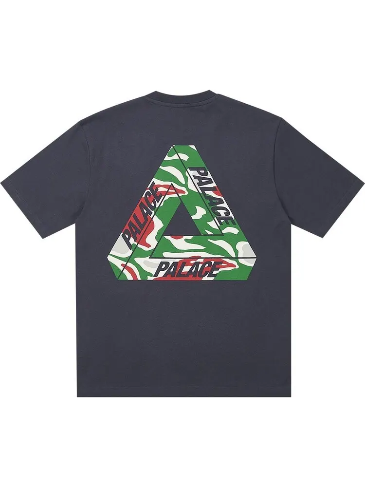 Футболка Palace Jungle Camo Tri-Ferg T-Shirt 'Navy' — изображение 2 из 2, синий
