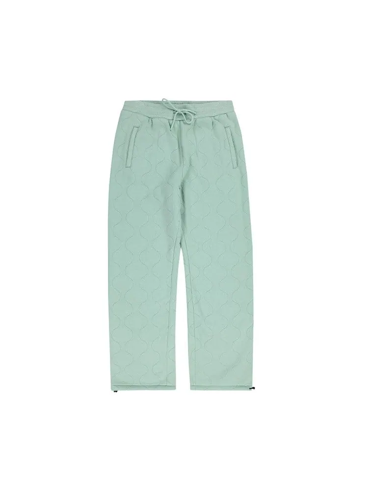 Брюки Pleasures Wave Quilted Easy Pants — изображение 1 из 2, матча