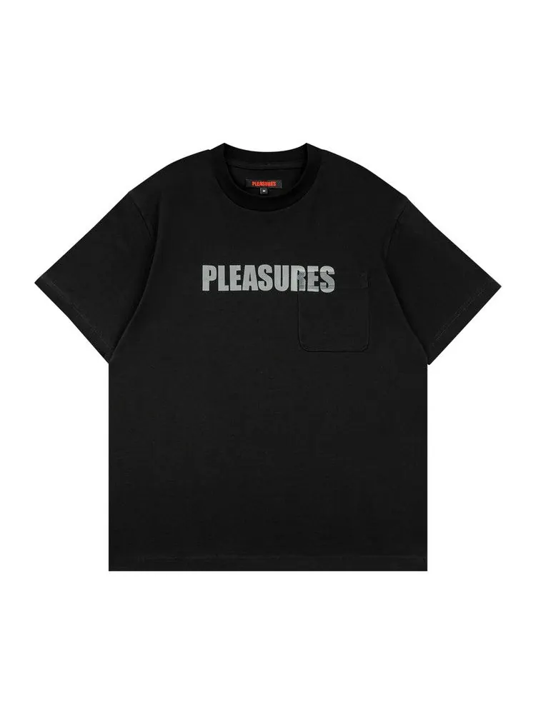 Рубашка Pleasures Impact Pocket Heavyweight Shirt — изображение 1 из 3, черный
