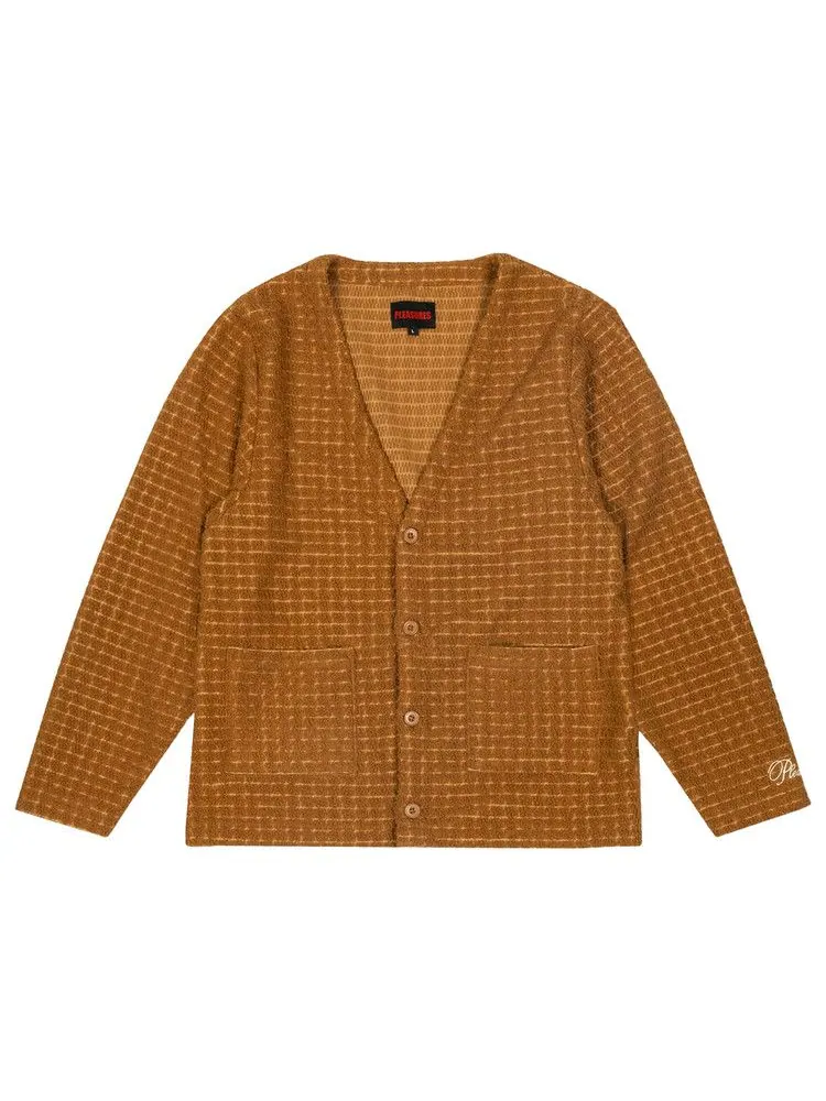 Кардиган Pleasures Boredom Cardigan — изображение 1 из 2, коричневый