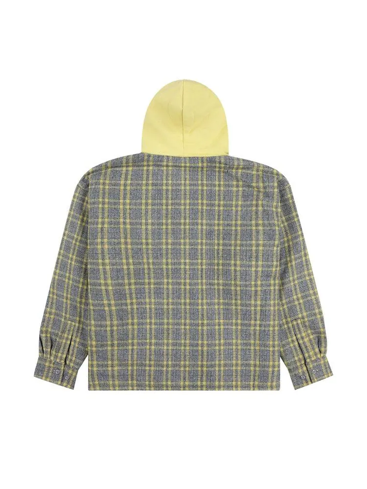 Толстовка Pleasures Wolf Hooded Overshirt — изображение 2 из 2, серый