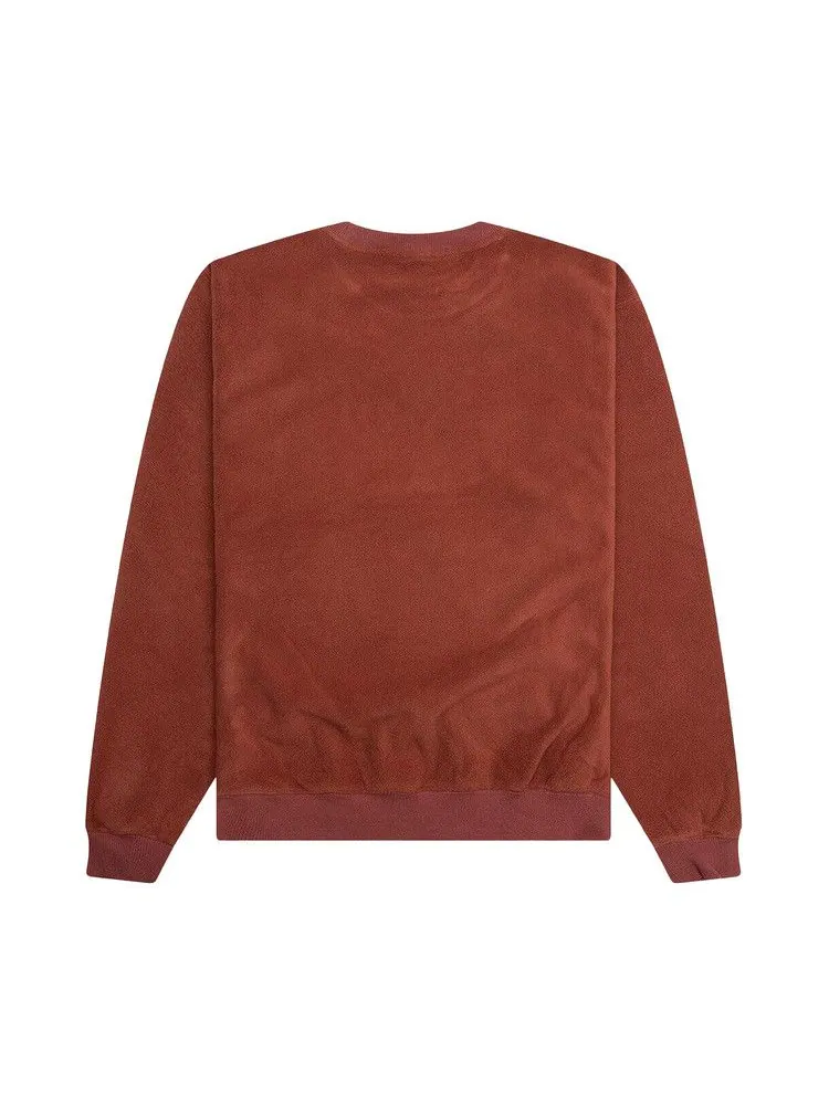 Свитер Pleasures Appointment Fleece Crewneck — изображение 2 из 2, коричневый