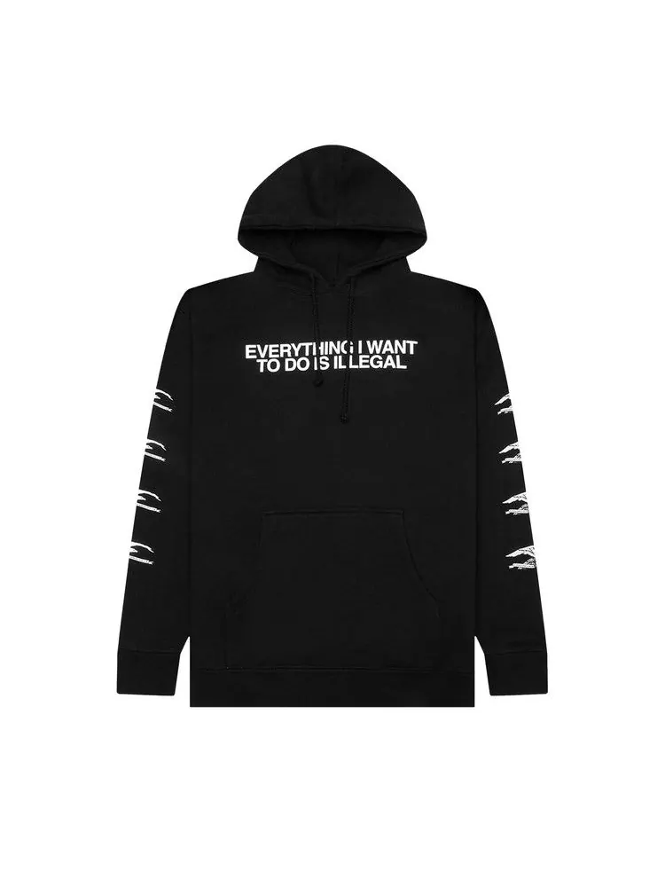 Худи Pleasures Illegal Hoodie — изображение 1 из 2, черный